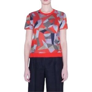 Akris Indian Summer Jacquard Cashmere &‎ Silk Sweater